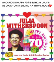 Happy 70th Birthday Julia