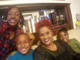 Miss Kim Prewitt with her grands